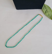 Load image into Gallery viewer, Precious Natural Green Onyx Single Line Gemstone Necklace
