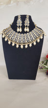 Load image into Gallery viewer, Ananya Fusion Kundan Diamond Necklace set