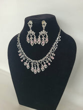 Load image into Gallery viewer, Mahi Pink diamond Necklace set