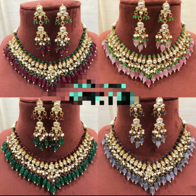 Divya Jadau Kundan Bridal Necklace Set