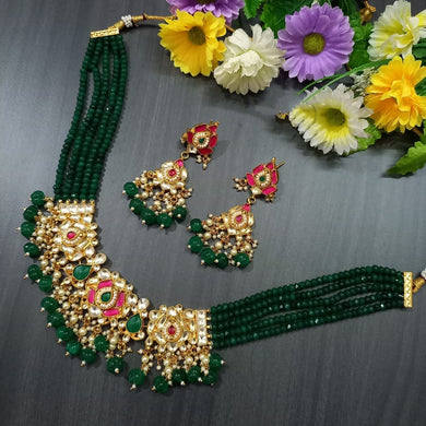 Karishma Jadau Kundan Bridal Necklace Set