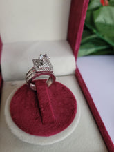 Load image into Gallery viewer, Gemzlane diamond cz Silver plated Ring