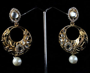 Gemzlane coloured stone fashion earrings for women and girls - Earrings
