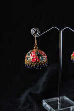 Load image into Gallery viewer, Gemzlane enameled jhumki fashion earrings for women and girls - Earrings