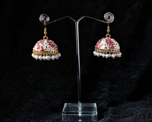 Gemzlane enameled jhumki fashion earrings for women and girls - Earrings