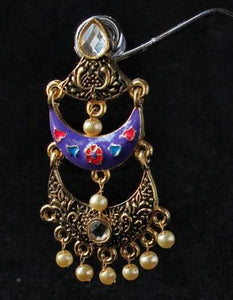 Gemzlane meenakari fashion earrings for women and girls - Earrings