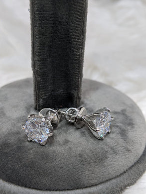 Solitaire diamonds Studs Earrings