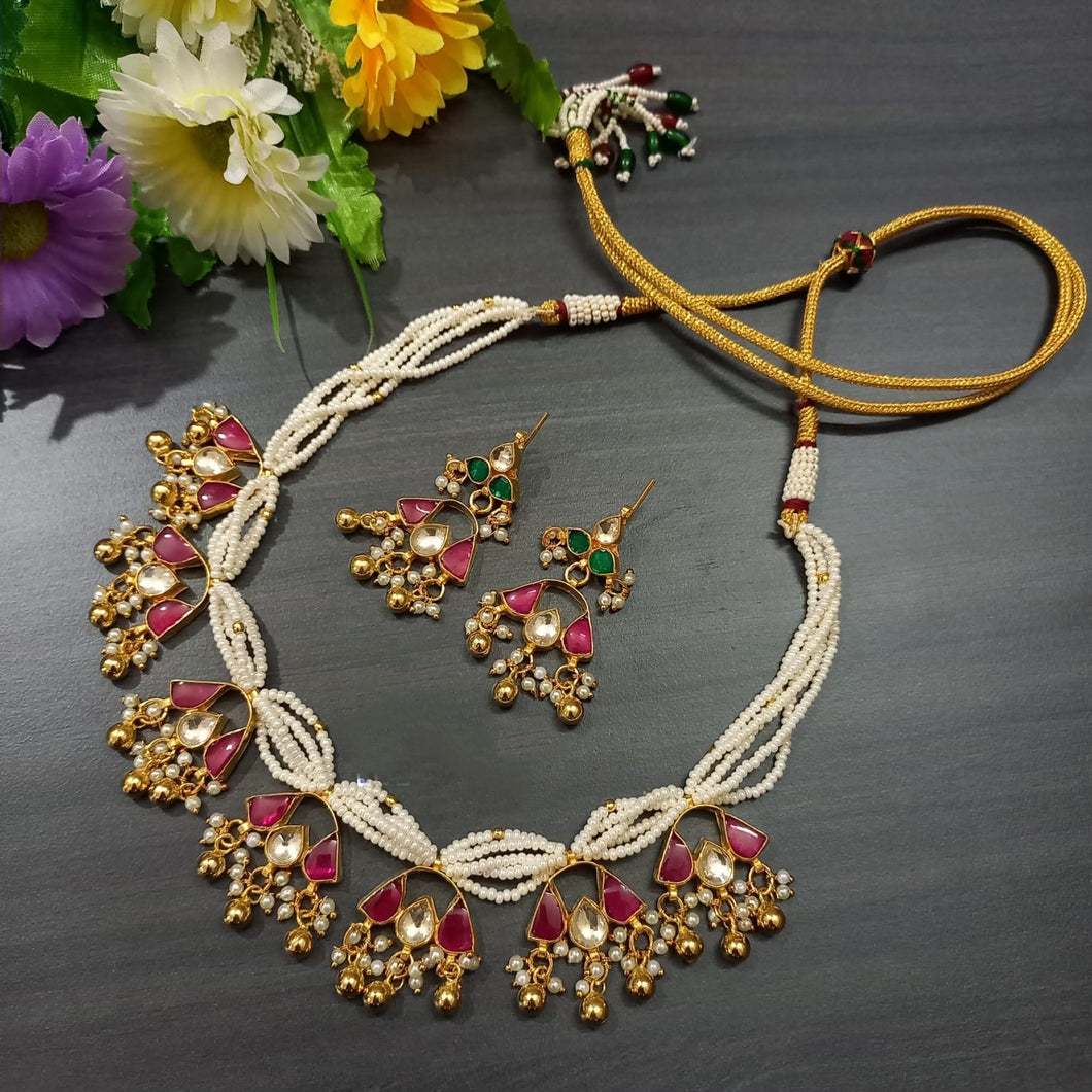 Anishaa  Jadau Kundan Preorder Necklace Set