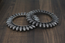 Load image into Gallery viewer, Gemzlane oxidized silver tone pair of bangles for women and girls - Gemzlane