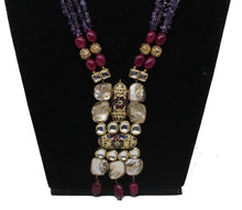 Load image into Gallery viewer, Gorgeous Baroque Pearl Studded Pendant Necklace - Gemzlane
